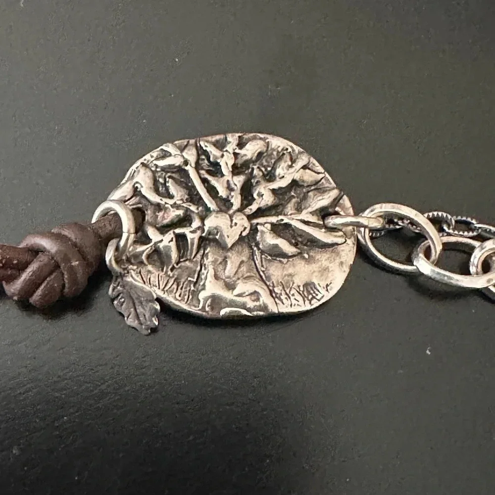 Tree of Life “Walk Boldly, Grow Wise” Bracelet, 7”, like new